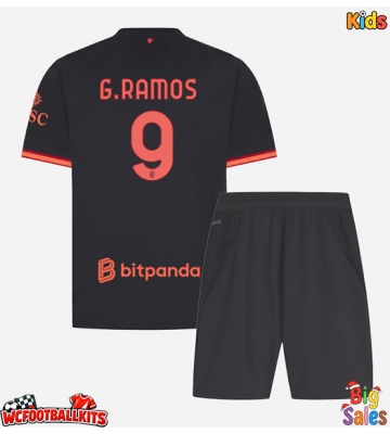 AC Milan Goncalo Ramos #9 Replica Third Stadium Kit for Kids 2026-27 Short Sleeve (+ pants)